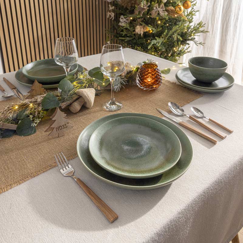 Assiette multiusage réactive  'Allegra' verte