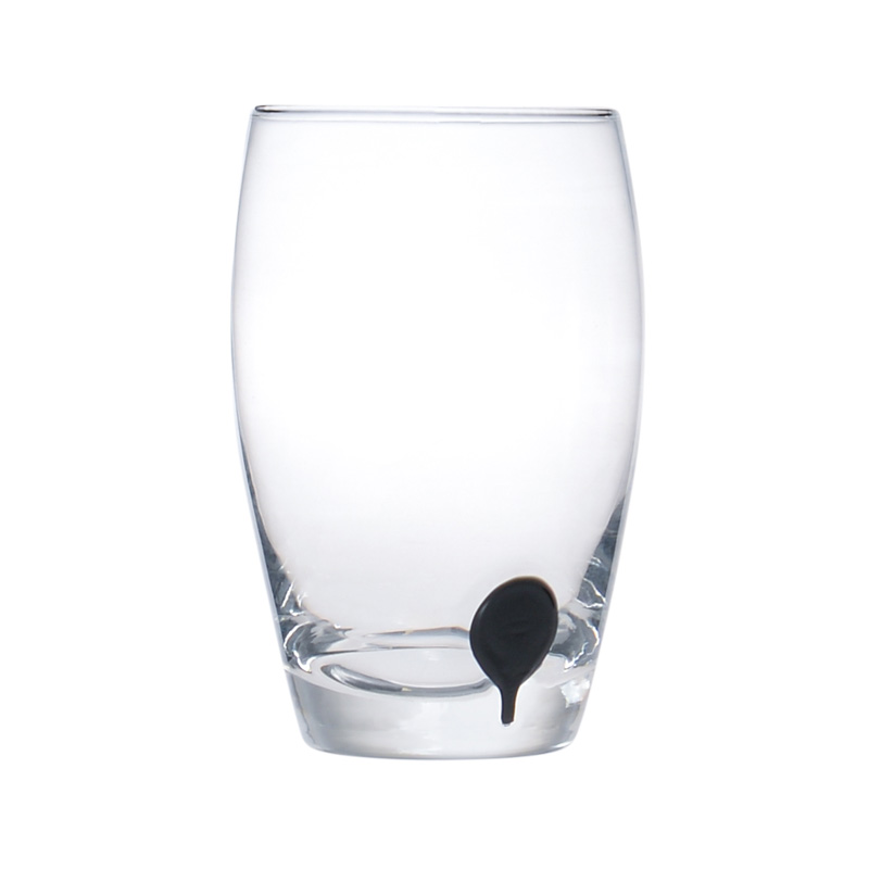 4 verres à Rhum transparent - noir - L'Incroyable