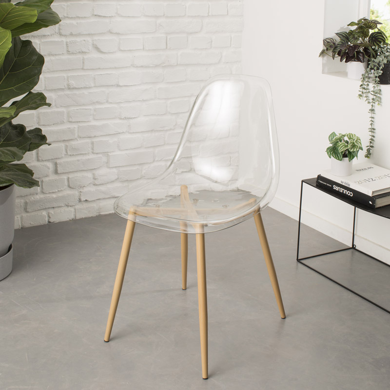 Chaise 'Josephine' transparente