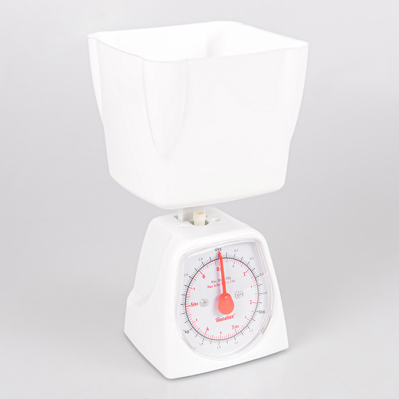 Balance de cuisine 'Libra' blanche