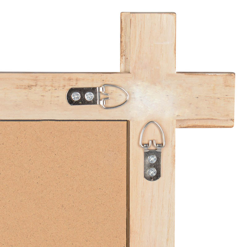 Miroir en bois rectangulaire 