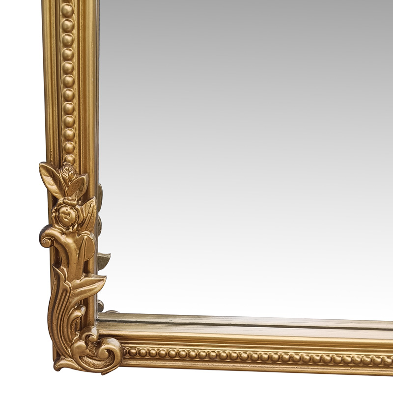 Miroir moulures dorées 'Leopold' 