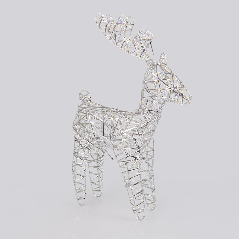 Renne lumineux de Noël 38cm