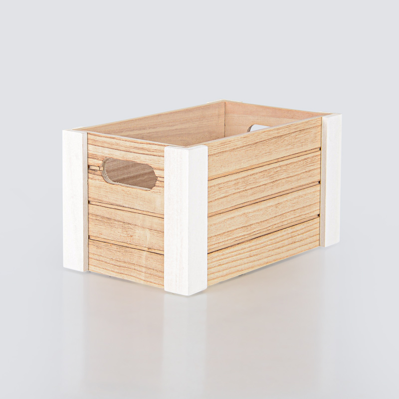 Malle de rangement en paulownia
