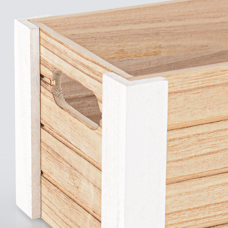 Malle de rangement en paulownia
