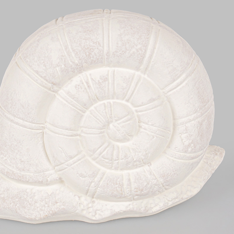 Escargot 'Campagne' gris en céramique 