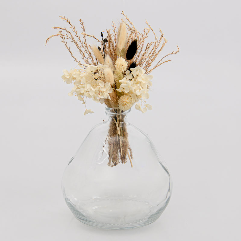 Boite de fleurs séchées noires