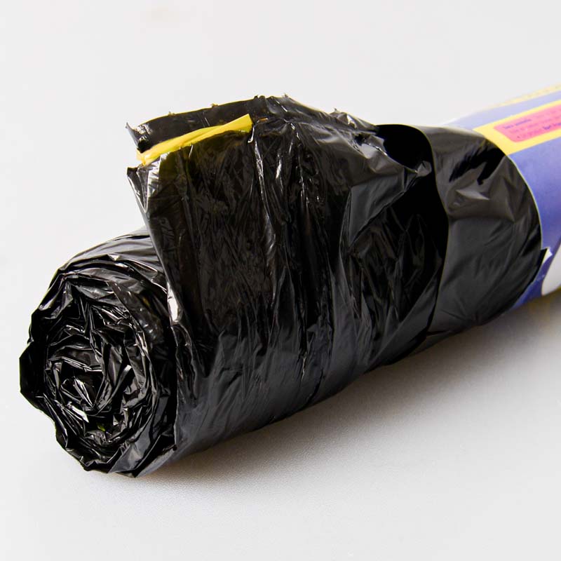 Lot de 10 sacs poubelle coulissant noir 50L