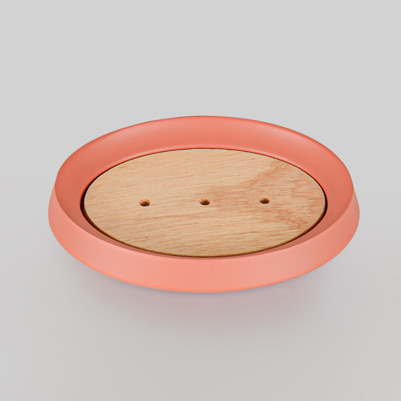 Porte-savon couleur terracotta
