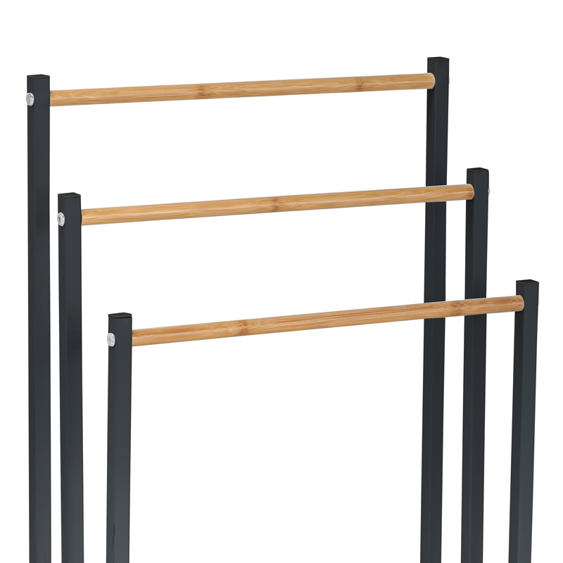 Porte-serviettes 3 niveaux noir