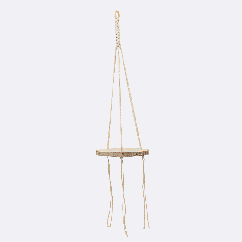 Suspension avec support en bois 