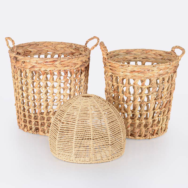 Panier avec anse couleur naturel 