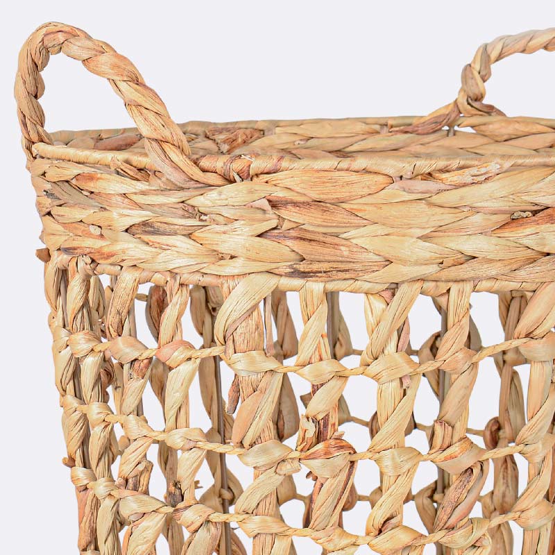 Panier avec anse couleur naturel 