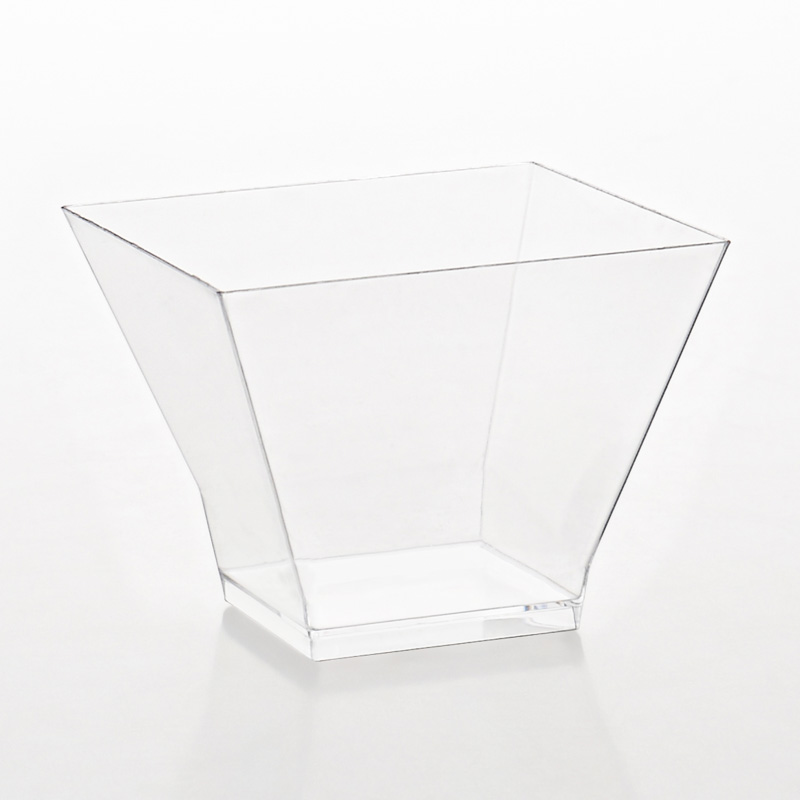 Lot de 12 coupelles 'Pagode' transparentes