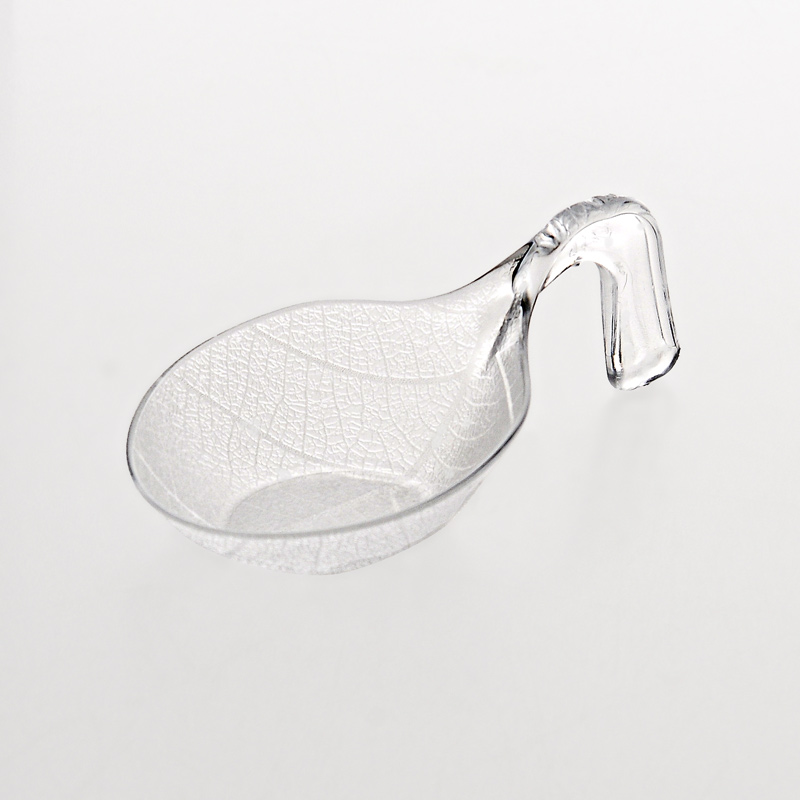 Lot de 30 verrines 'Feuille' transparentes