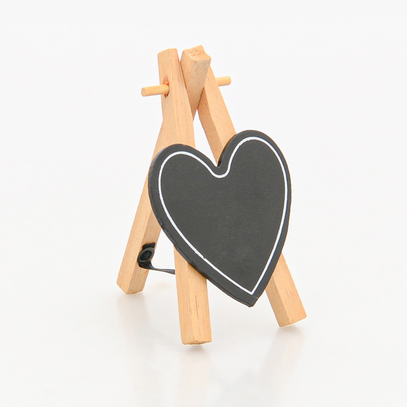 Chevalet avec ardoise 'Petit Coeur'