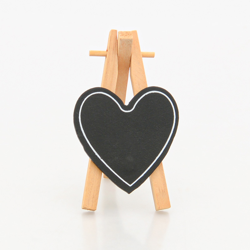 Chevalet avec ardoise 'Petit Coeur'