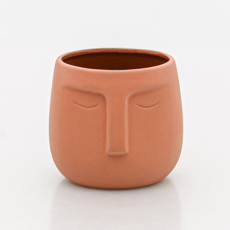 Cache-pot 'Bamako' terracotta