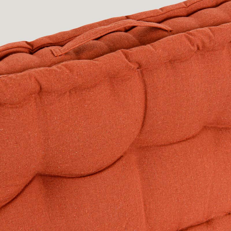Coussin dossier 'Holy' en coton recyclé 