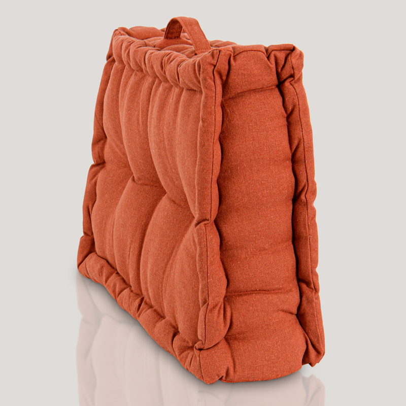 Coussin dossier 'Holy' en coton recyclé 