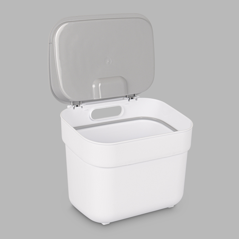 Poubelle de tri 5L blanc curver 