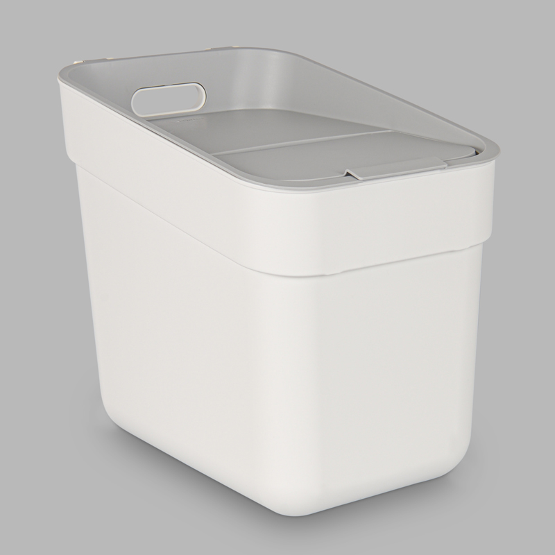 Poubelle de tri 20L blanc