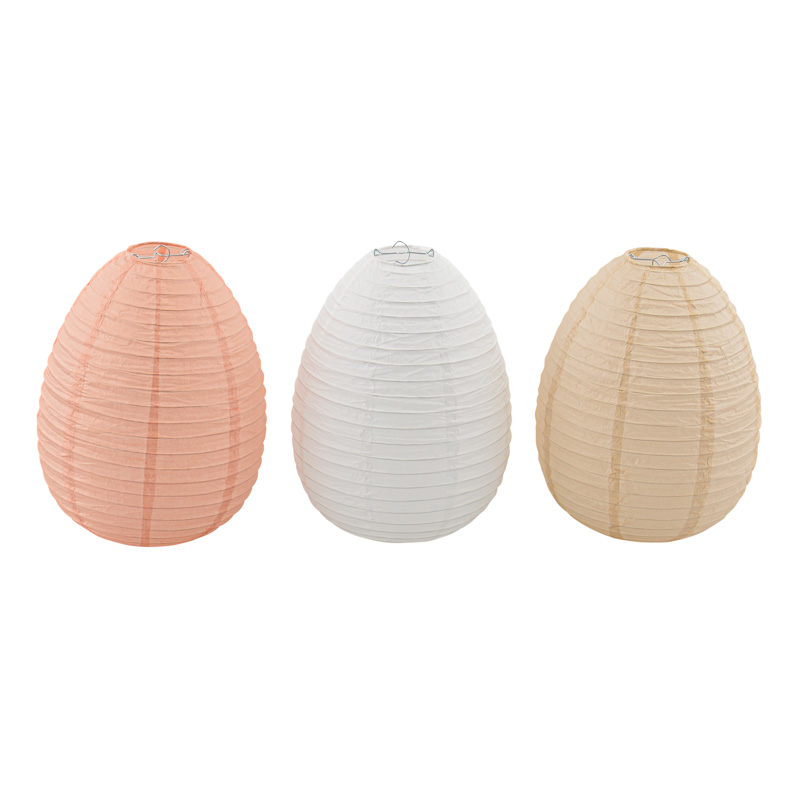 Lanterne papier oeuf 