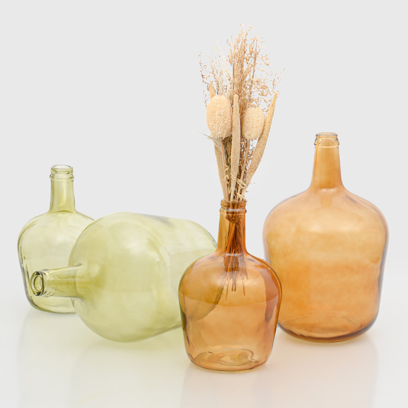 Vase 'Dame Jeanne' marron