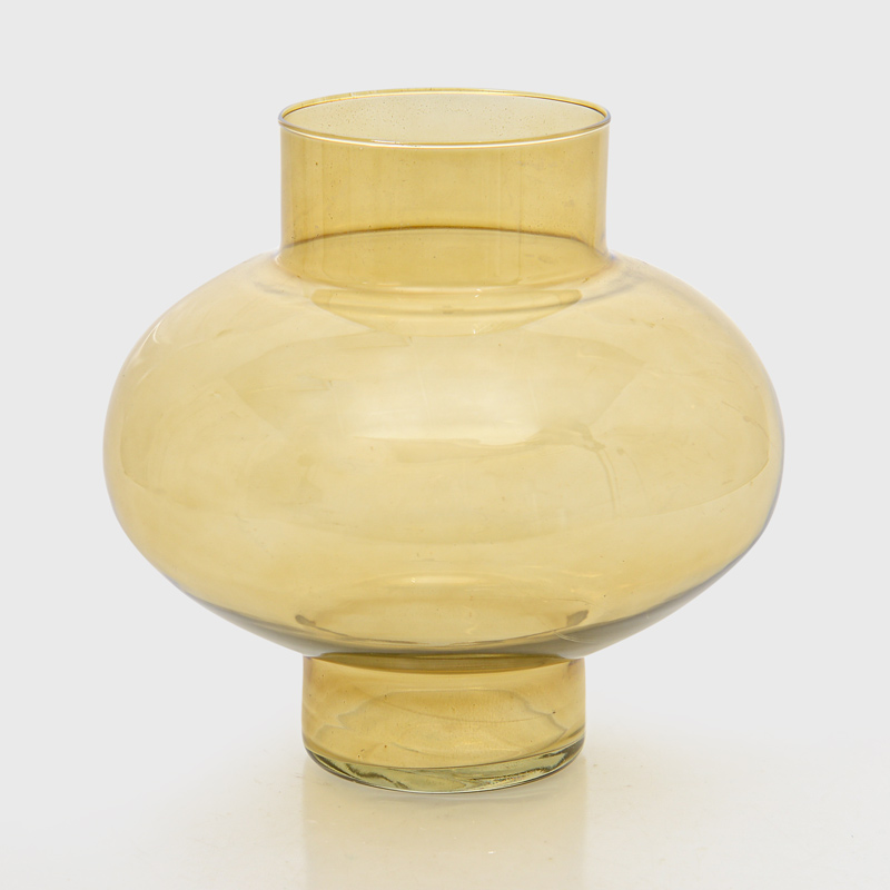 Vase 'Ovi' ambre