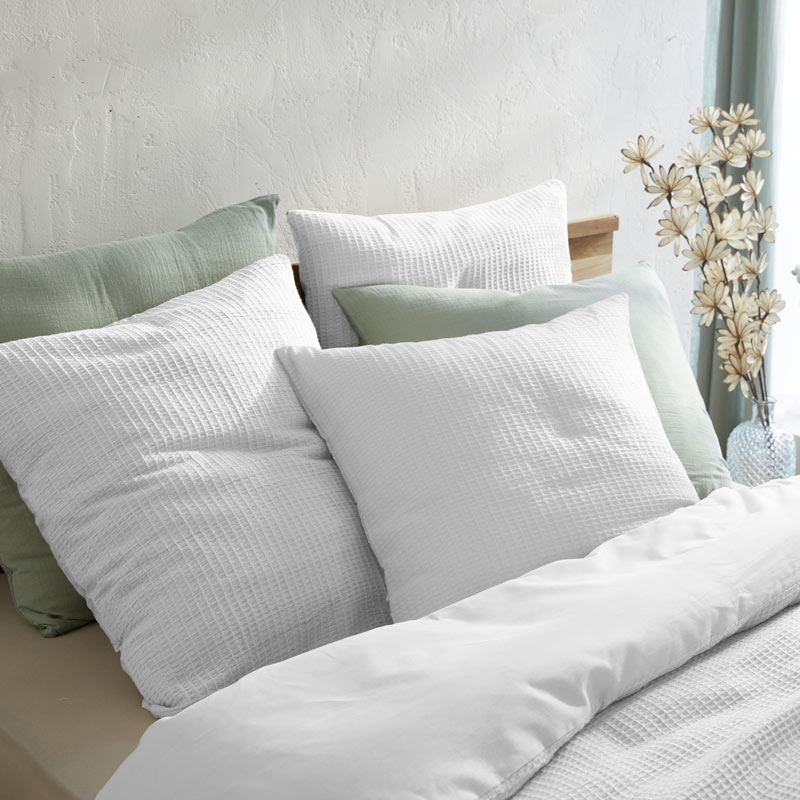 Housse de couette 'Lune de Miel' blanche 