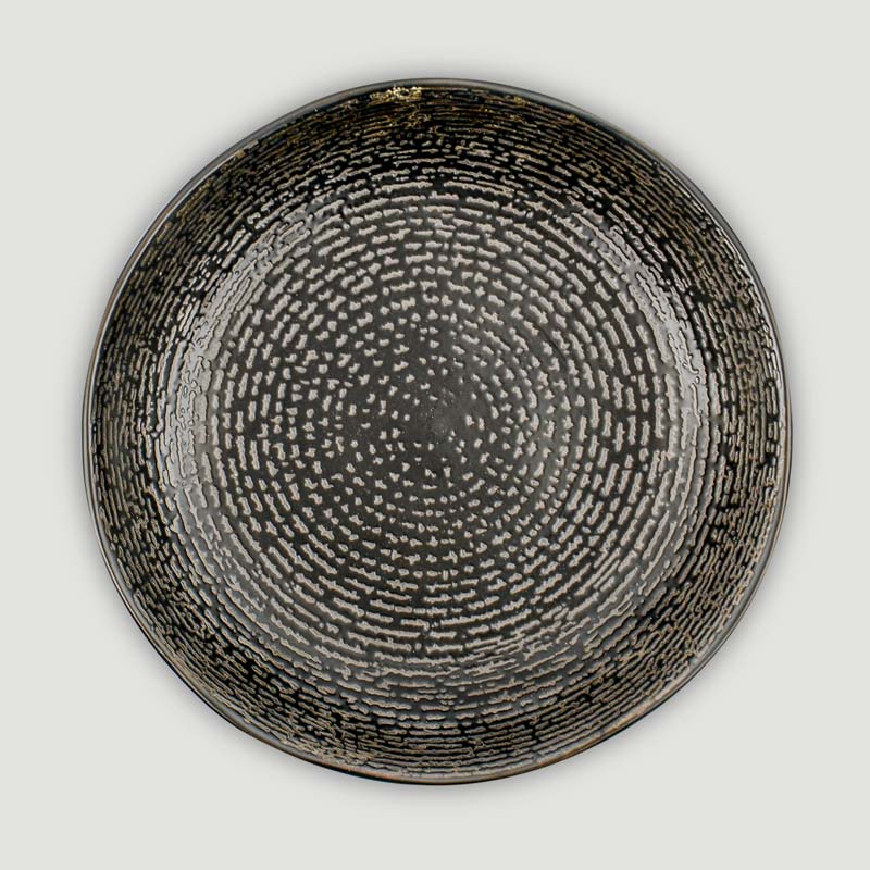 Assiette creuse 'Moonlight' noir