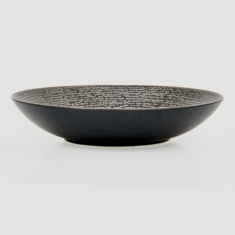Assiette calotte 'Moonlight' noir