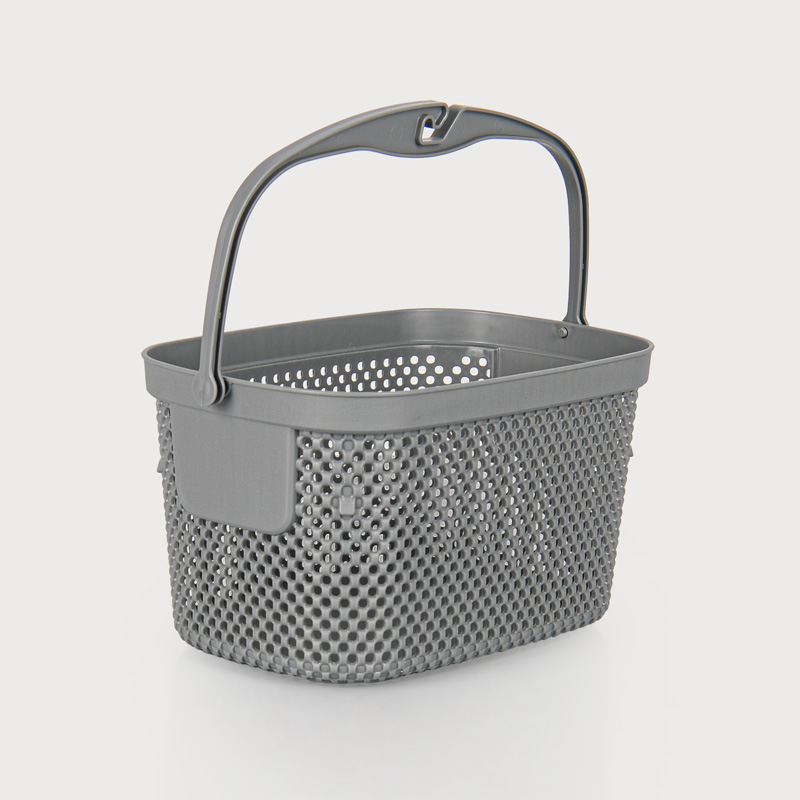 Panier pour pinces à linge 'Nickel' gris