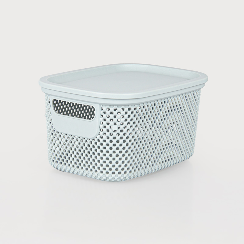 Boîte de rangement 'Nickel' avec couvercle 