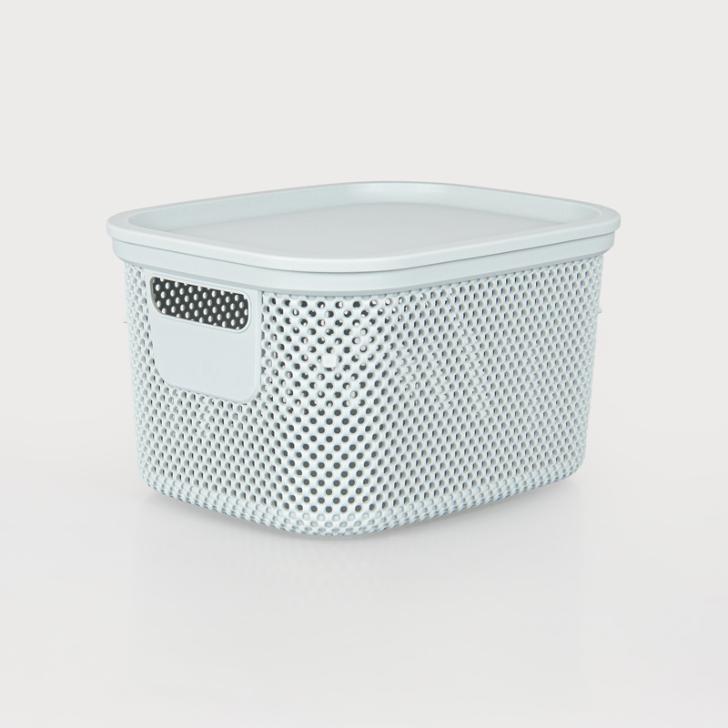 Boîte de rangement 'Nickel' avec couvercle 