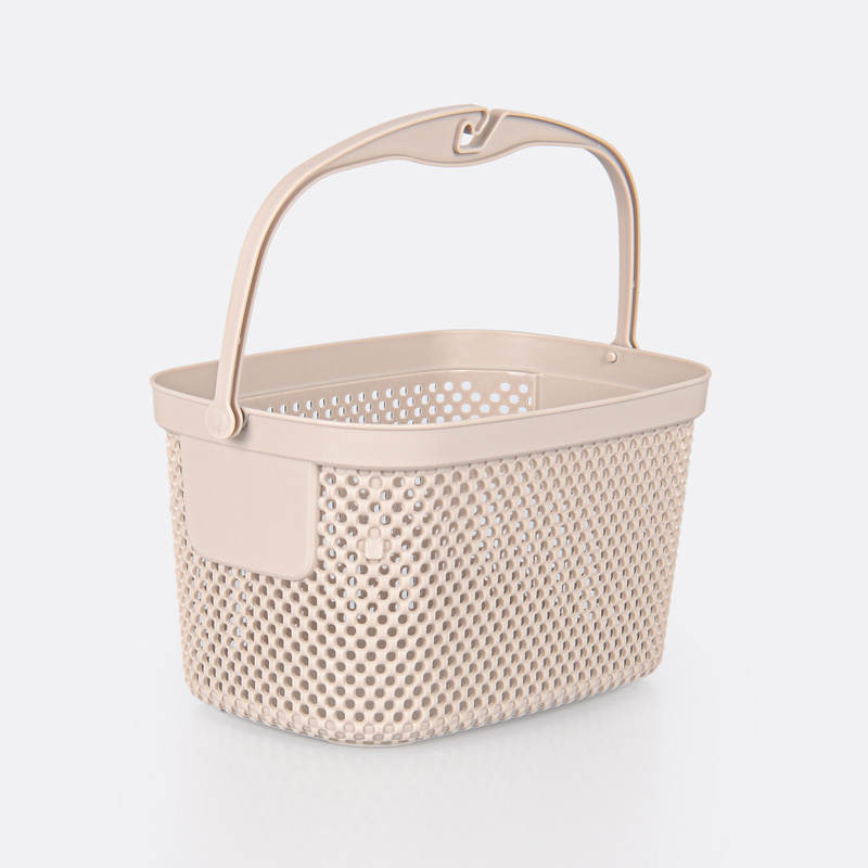 Panier pour pinces à linge 'Nickel' moka