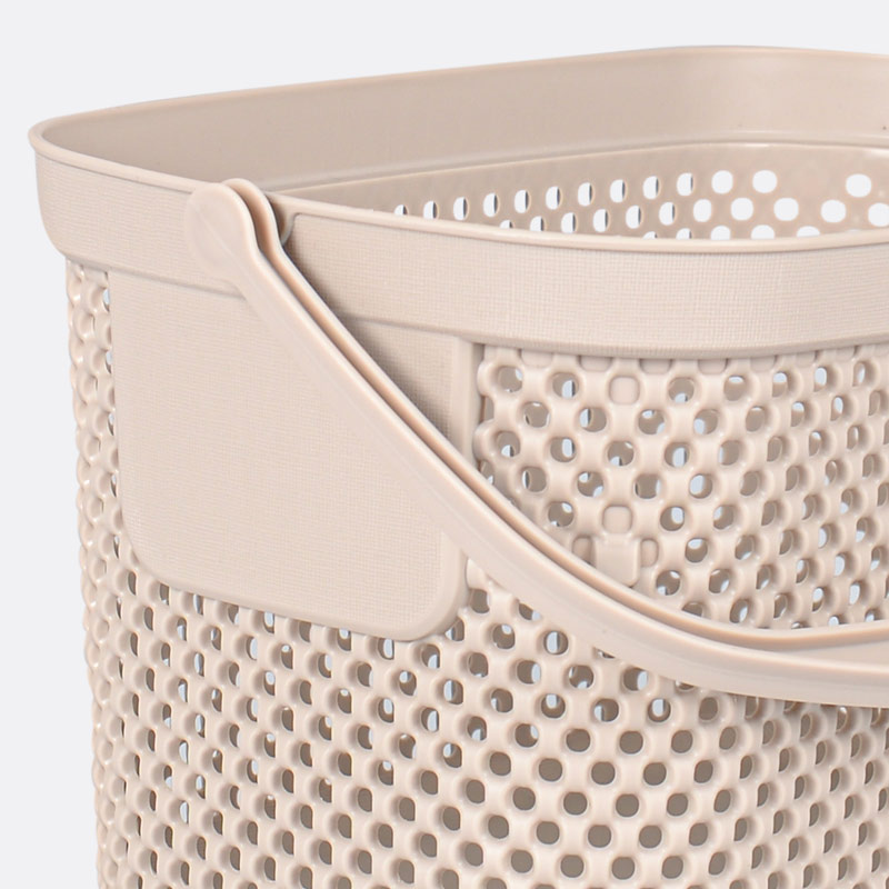 Panier pour pinces à linge 'Nickel' moka