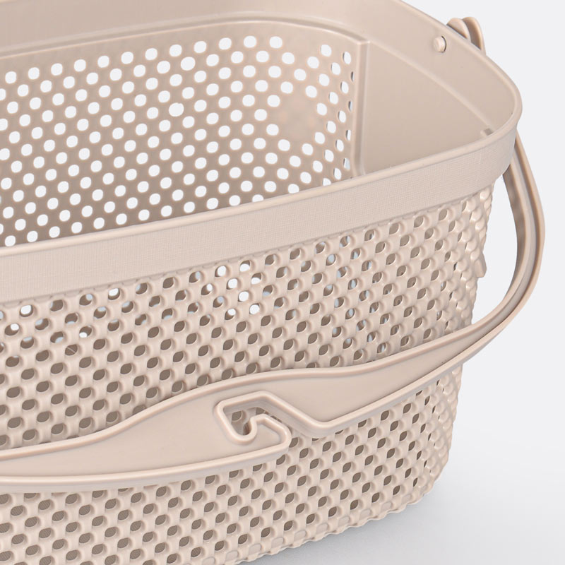 Panier pour pinces à linge 'Nickel' moka