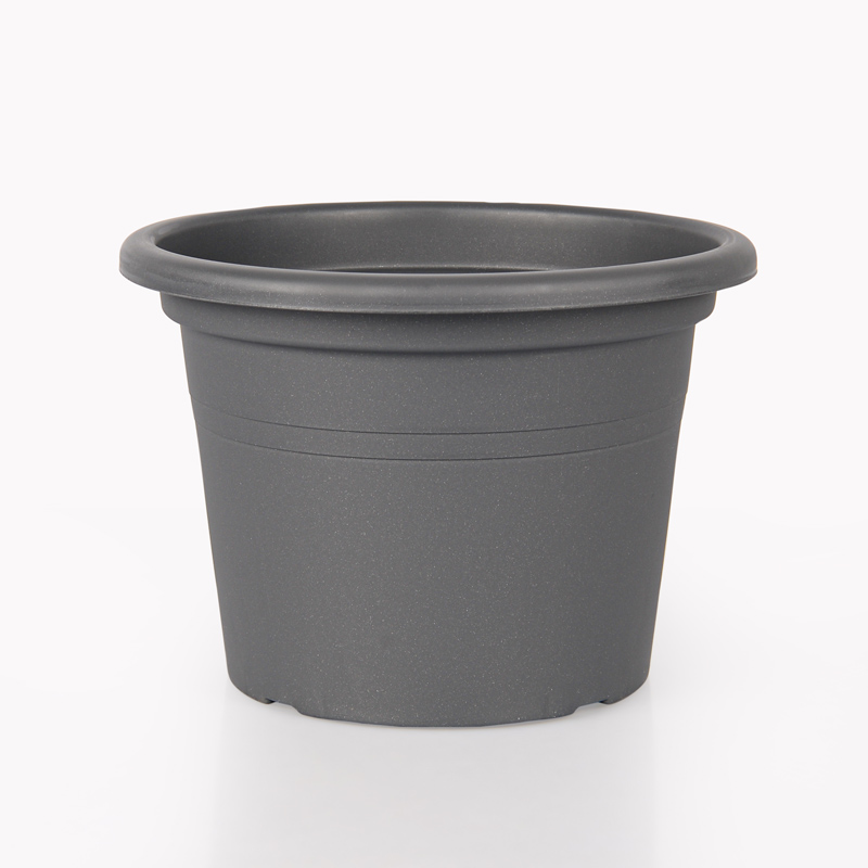 Pot rond 'Cilindro' en plastique recyclé