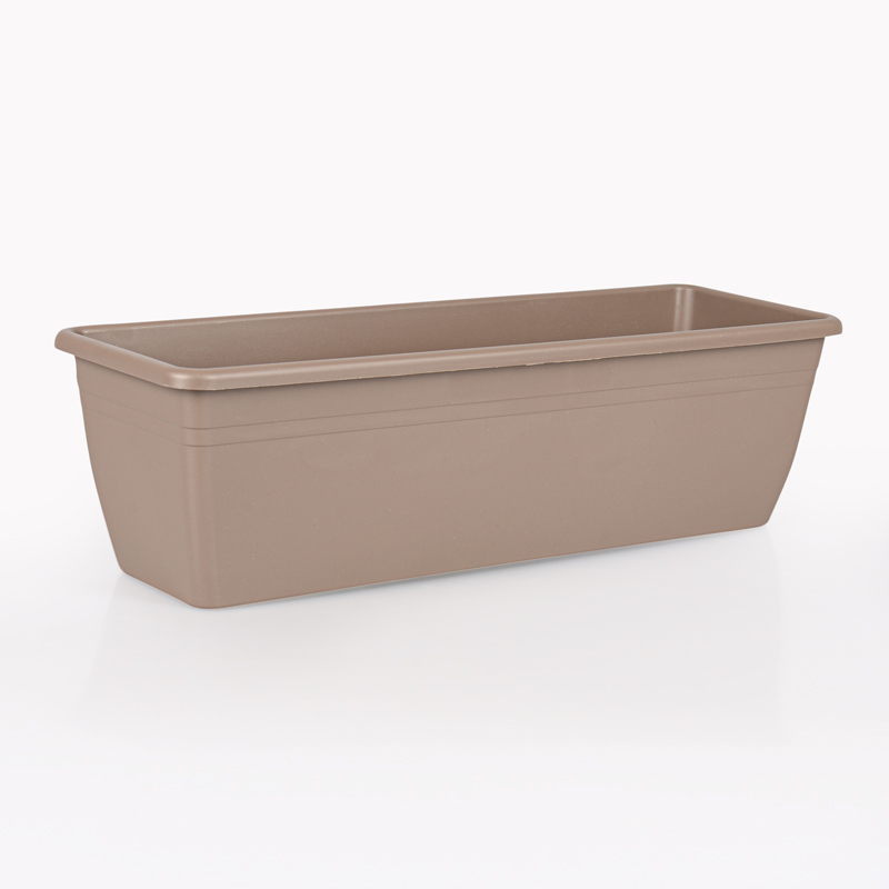 Jardinière en plastique recyclé. 