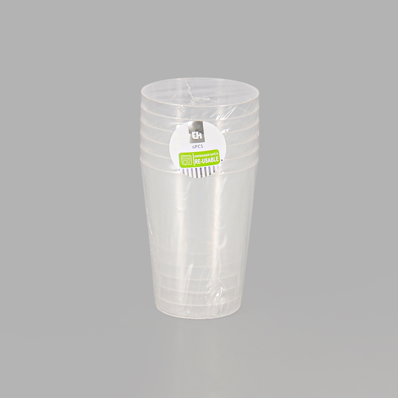 Lot de 6 gobelets transparent
