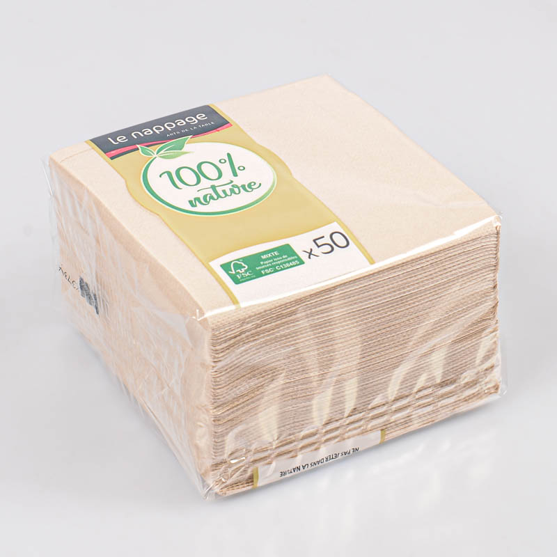 Lot de 50 serviettes 'Cocktail' 2 pli