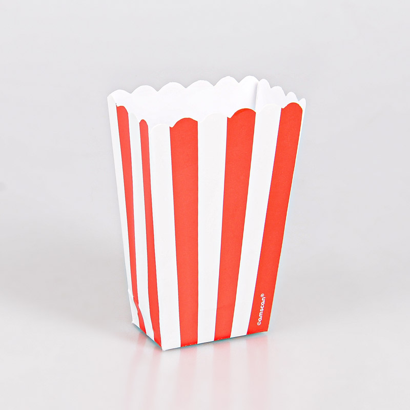 Lot de 5 boîtes à pop corn