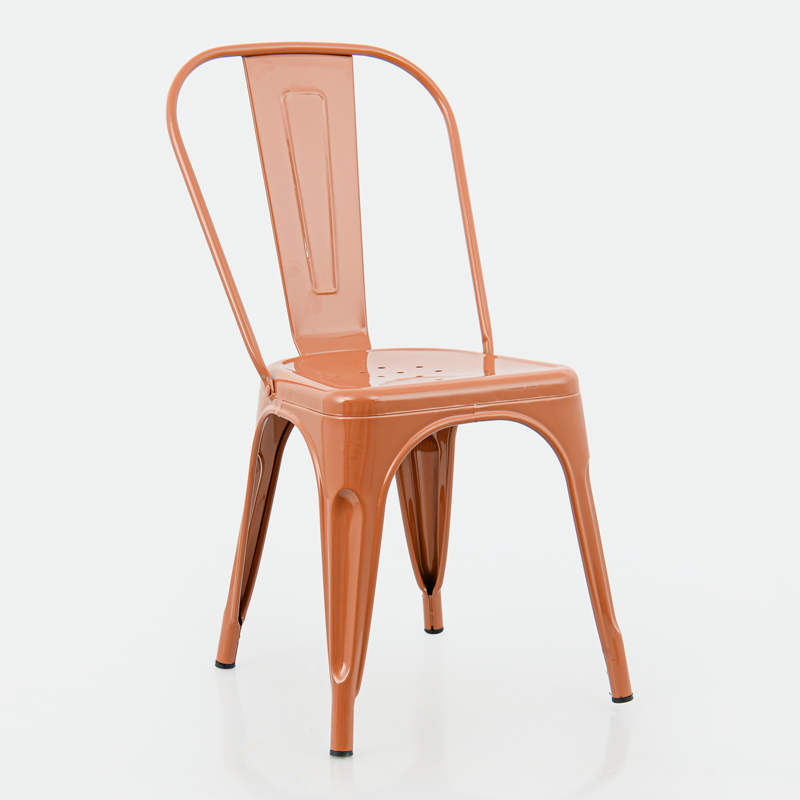 Chaise 'Bistrot ' terracotta