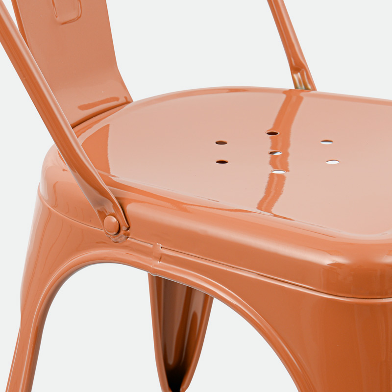 Chaise 'Bistrot ' terracotta
