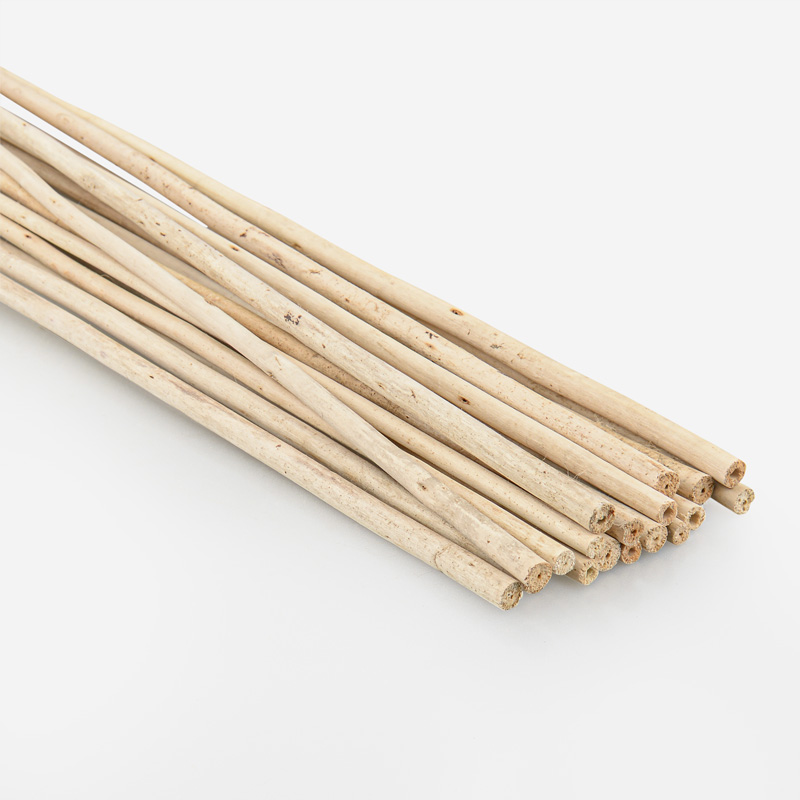 18 tiges de jute naturelles