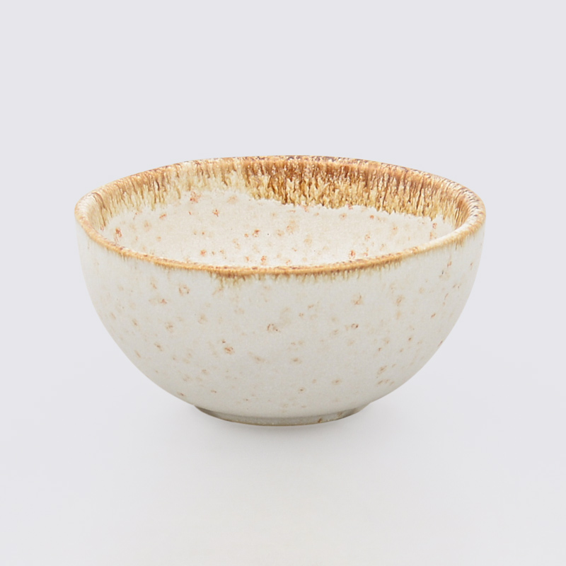 Mini bol réactif 'Roma' beige