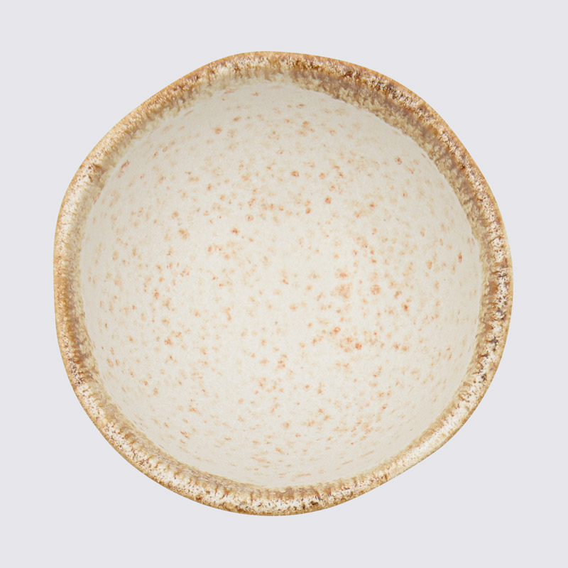 Mini bol réactif 'Roma' beige