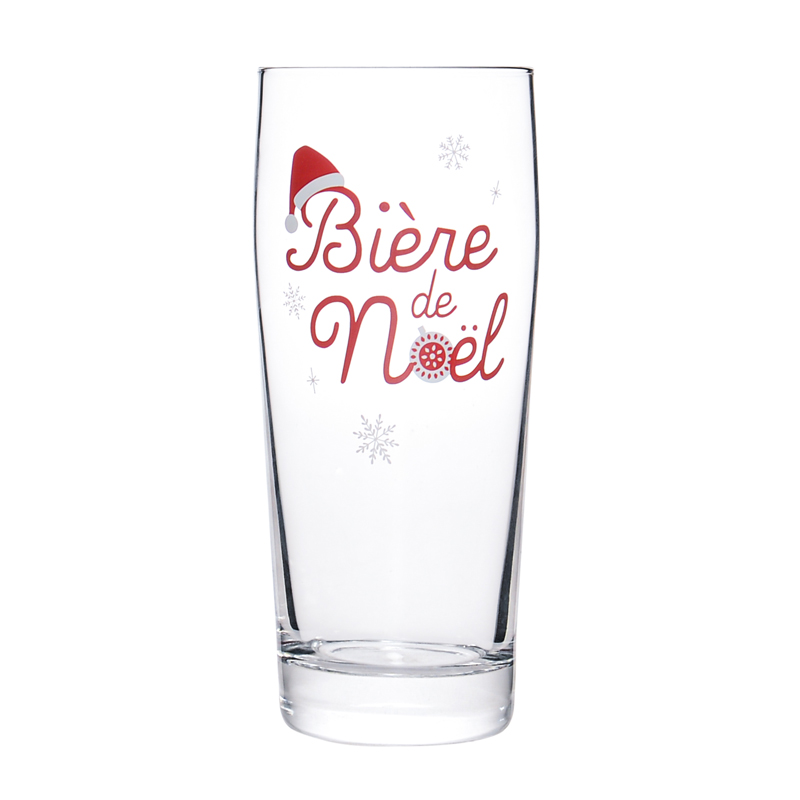 Verre à bière de noël 49CL