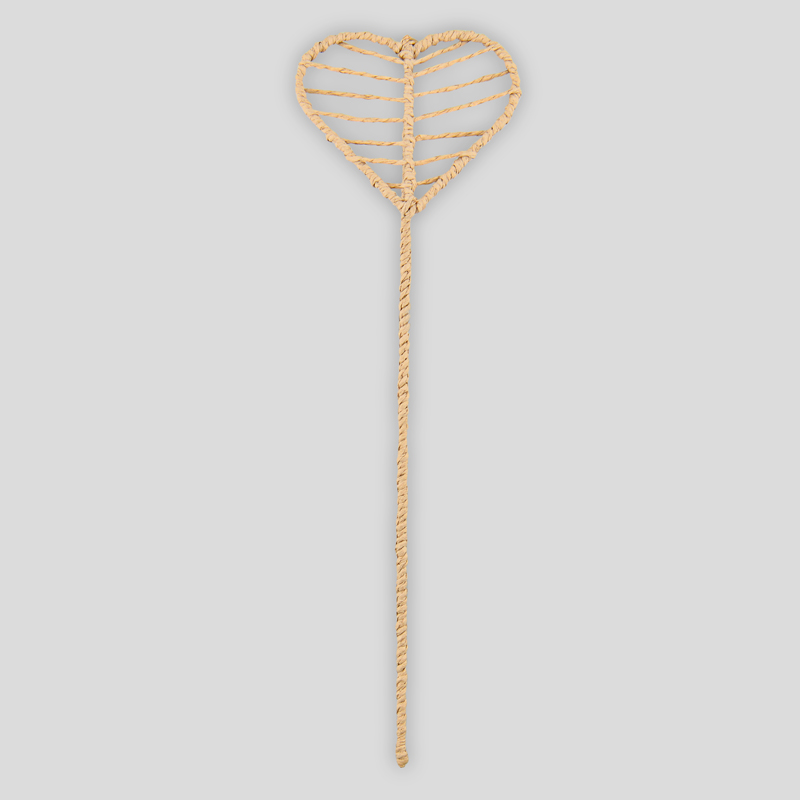 Feuille décorative beige 